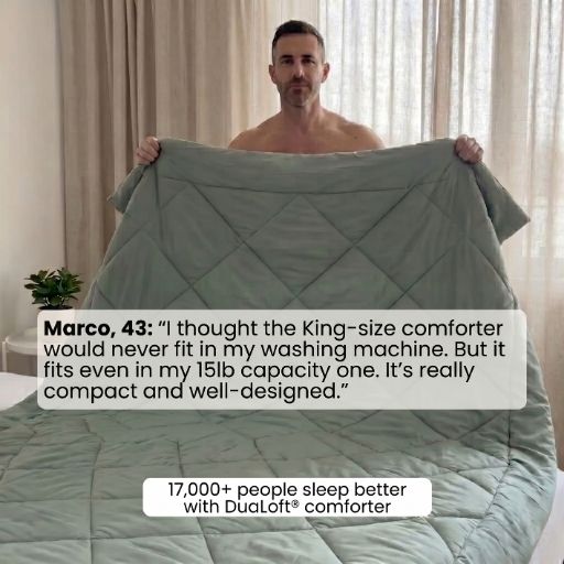 DuaLoft : The Comforter You Wash Like a Sheet
